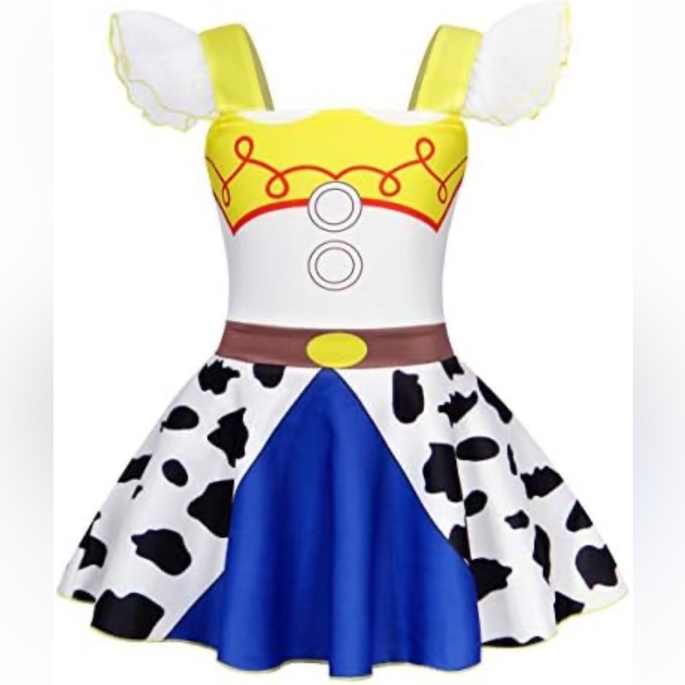Disney Jessie Dress Toy Story Cowgirl Outfits Birthday Party Dresses Girls